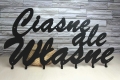 Wieszak Do Przedpokoju CIASNE ALE WŁASNE [XL] 62x33 Cm- Metalowy Wieszak Na Ubrania, Kurtki Płaszcze