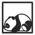Dekoracja metalowa na ścianę dla dziecka Panda Miranda