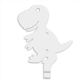 wieszak metalowy do pokoju dziecka dinozaury