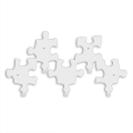 Metalowy wieszak ścienny do przedpokoju na kurtki i płaszcze Duże Puzzle