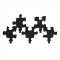 Metalowy wieszak ścienny do przedpokoju na kurtki i płaszcze Duże Puzzle