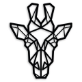 Dekoracja Scienna Geometryczna Żyrafa