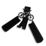 Metalowy wieszak ścienny na rower górski MTB [S] 22x17cm