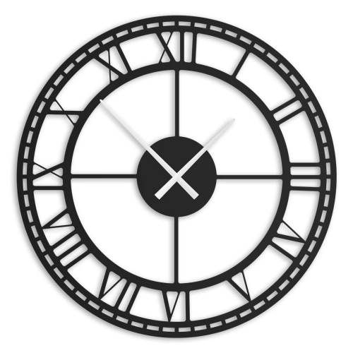 Metalowy zegar ścienny Vintage