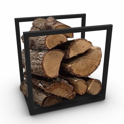 Stojak metalowy na drewno kominkowe loft