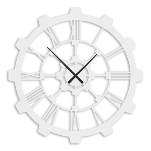 zegar ścienny z metalu