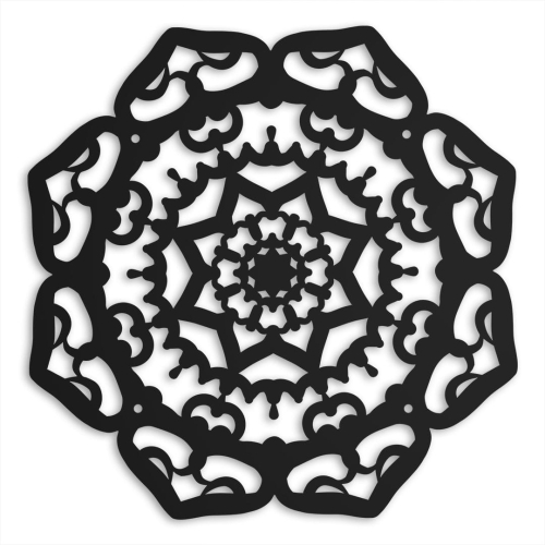 Ozdoba z metalu Mandala