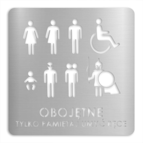 Tabliczka na WC Umyj Ręce