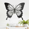 Ozdoba Ścienna Swallowtail Butterfly Czarny Struktura