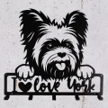 Wieszak z Metalu na kurtki i smycze York Love