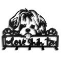 Wieszak z metalu Pies Shih Tzu