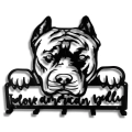 Wieszak  na klucze Pies American Bully love
