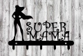 Metalowy Wieszak Na Klucze Supermama Dzień mamy