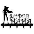 Metalowy Wieszak Na Klucze Supermama Dzień mamy