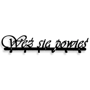 Wieszak WEŹ SIĘ POWIEŚ [XL] 60x12cm idealny do przedpokoju i holu