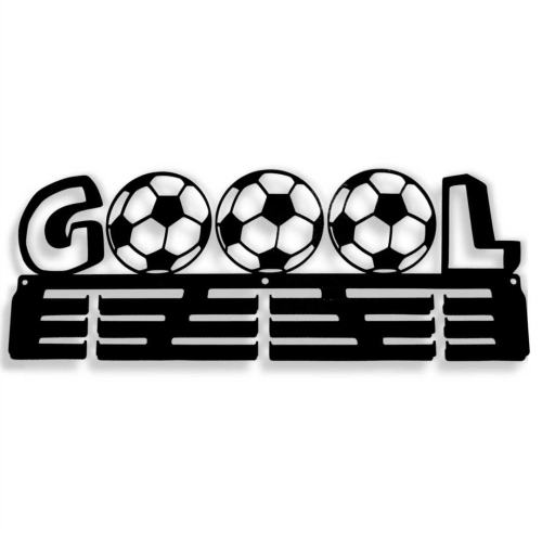 Metalowy Wieszak Na Medale GOOOL dla piłkarza