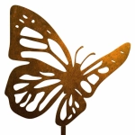 Biżuteria Ogrodowa Ozdoba Rdzawy Motyl [XL] 19x99cm 