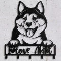 Wieszak na kurtki i płaszcze Pies Akita Love