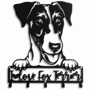 Wieszak do przedpokoju Pies Fox Terrier Love [M] 39x46cm