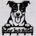 Metalowy wieszak na klucze Pies Jack Russell Love