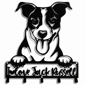 Wieszak do przedpokoju Pies Jack Russell Love [M] 39x45cm
