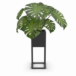 Kwietnik Metalowy REGGIE - 30x80x30cm - Metalowy stojak na kwiaty w stylu LOFT