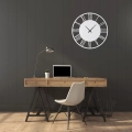 Metalowy Zegar Loft Vintage Industrial do Salonu