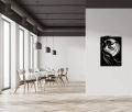 Metalowa Ozdoba na Ścianę Księżycowa Czarodziejka styl loft nowoczesny zawieszalnia