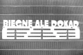 Wieszak na medale BIEGNĘ ALE DOKĄD [M] 36x9 CM - Metalowy ścienny wieszak na medale dla biegacza