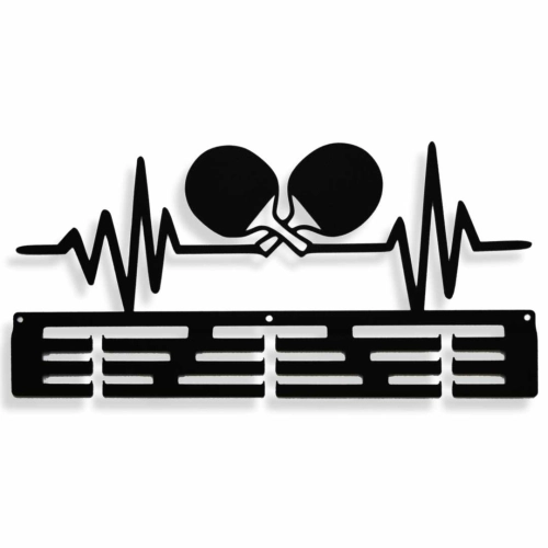 Metalowy wieszak na medale Ping Pong