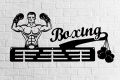 Wieszak metalowy na medale Boxing sport boks boksowanie