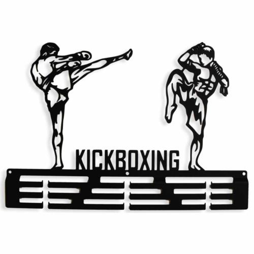 Wieszak z metalu na medale Kickboxing sztuki walki