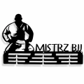 Wieszak metalowy  na medale Mistrz Brazilian Jiu Jitsu sztuki walki