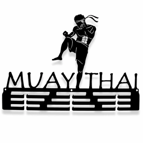 Wieszak metalowy na medale dla sportowców Muay Thai sztuki walki