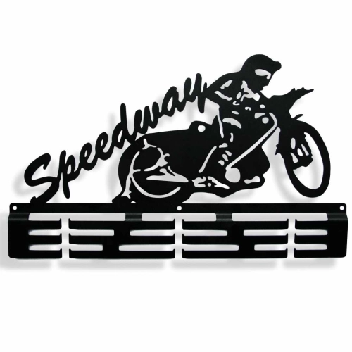 Metalowy wieszak na medale Speedway żużel