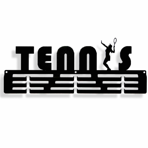 Wieszak z metalu na medale ścienny Tenis Tennis