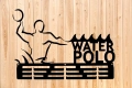 Ścienny wieszak z metalu na medale Water Polo