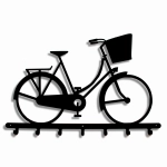 Wieszak do przedpokoju ROWER [XL] 60x38cm jazda na rowerze