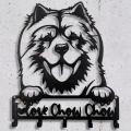 Wieszak na kurtki i płaszcze Pies Chow Chow Love