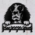 Metalowy wieszak na klucze o smycze Pies Springer Spaniel Love