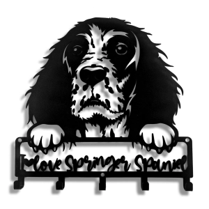 Wieszak do przedpokoju Pies Springer Spaniel Love [M] 38x39cm
