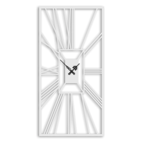 Zegar Metalowy Prostokątny - Rectangle [L]