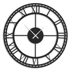 Zegar Vintage [XXL] 100cm  - metalowa ozdoba ścienna