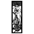 Dekor metalowy Alfons Mucha Dziewczyny