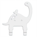 wieszak metalowy do pokoju dziecka dinozaury