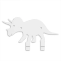 wieszak metalowy do pokoju dziecka dinozaury