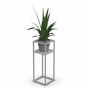 Kwietnik Metalowy New York - 30x80x30cm - Metalowy stojak na kwiaty w stylu LOFT