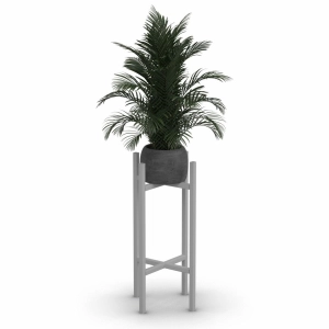 Kwietnik Metalowy Poppy - 30x60x30cm - Metalowy stojak na kwiaty w stylu LOFT
