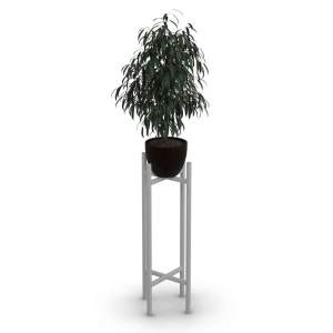 Kwietnik Metalowy Poppy - 30x80x30cm - Metalowy stojak na kwiaty w stylu LOFT