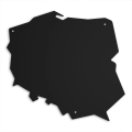 Dekoracja ścienna tablica magnetyczna mapa Polski